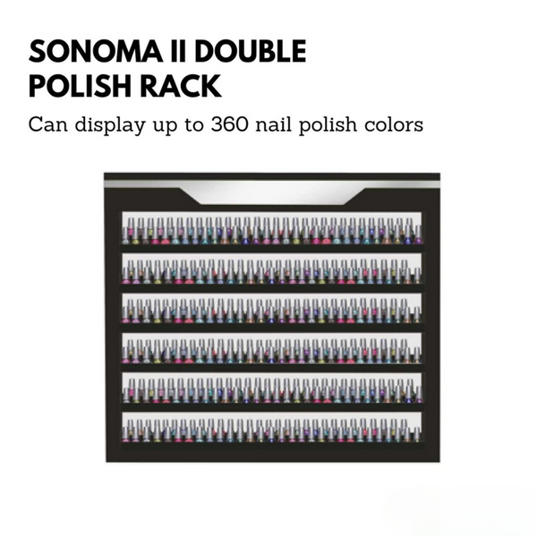 SONOMA II DOUBLE POLISH RACK