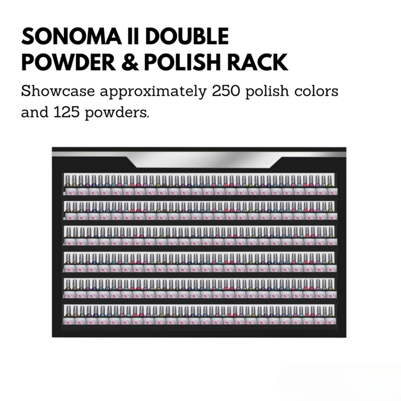 SONOMA II DOUBLE POLISH RACK