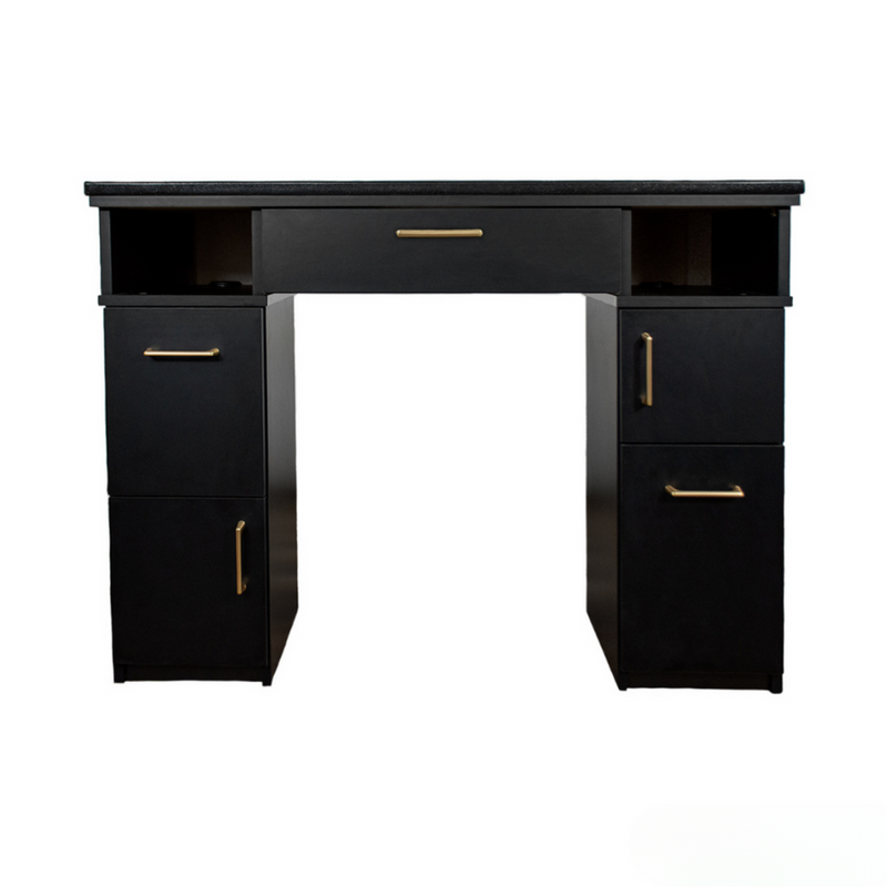 SONOMA II NAIL TABLE (Gold Trim)