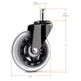 ROLLER BLADE STYLE ATOOL CASTERS FOR ALL FLOORS