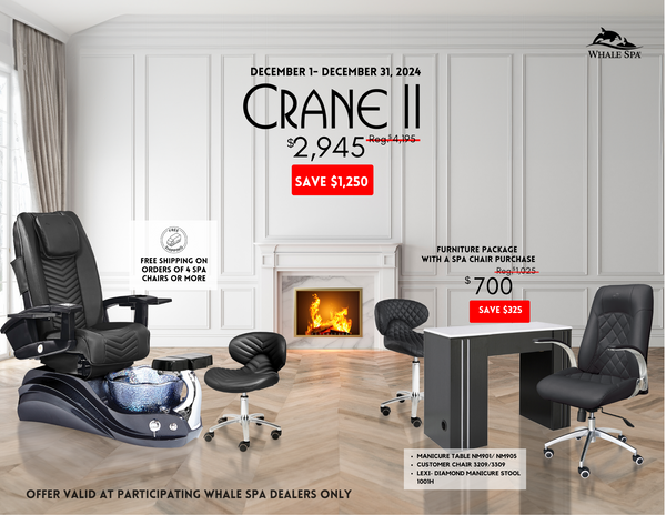 Crane II Pedicure Chair Package Deal