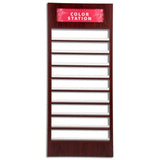 Wooden Wall Nail Polish Rack