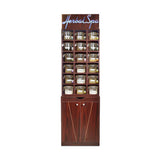 Mini LED Herbal Salon Display Cabinet