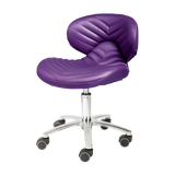 1010L Chevron Pedicure Technician Stool