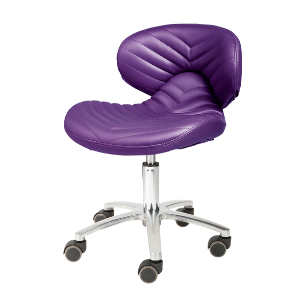 1010L Chevron Pedicure Technician Stool