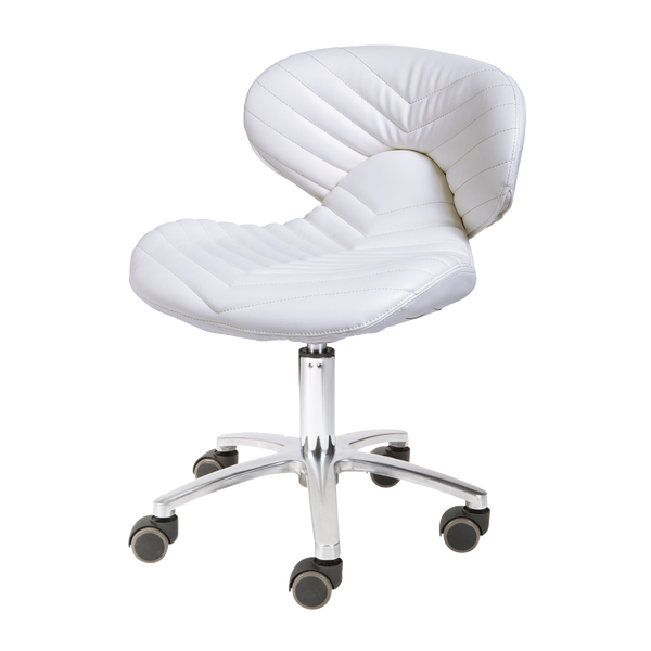 1010L Chevron Pedicure Technician Stool