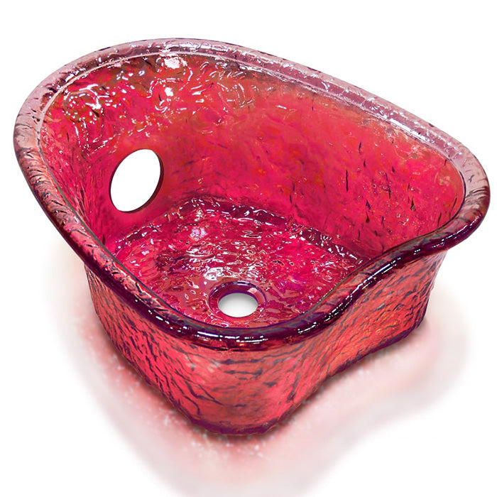 Gs5012 - Heartshape Glass Pedicure Bowl