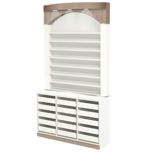 Nova I Polish & Powder Rack w/ Cabinets