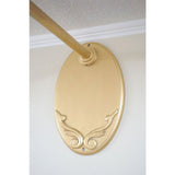 Gold Wooden Salon Drapery Rod