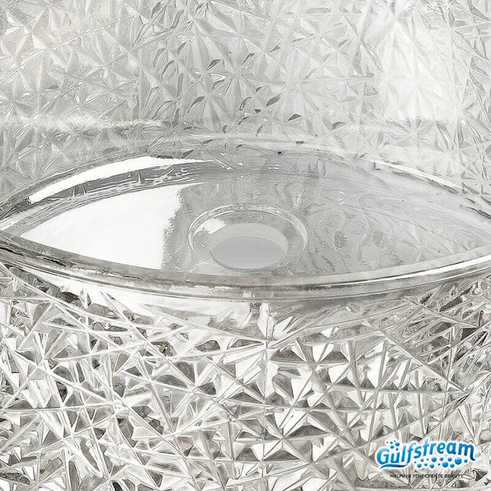 Gs5009 Bird Nest Glass Pedicure Bowl