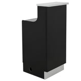 Janus LED Lighted Storage Reception Desk - Double Door