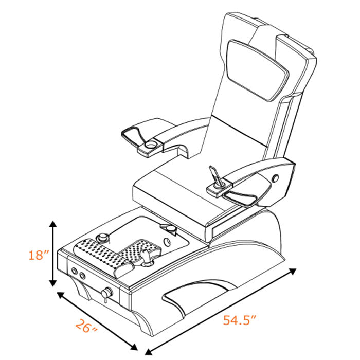 Yuna Pedicure Chair